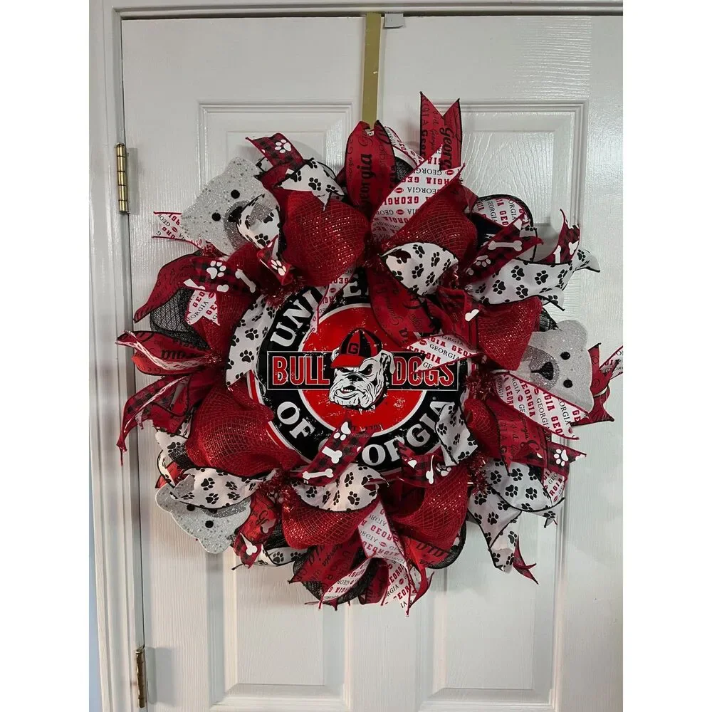 Go Dawgs! Georgia Bulldog Wreath | UGA Decor for Football Season